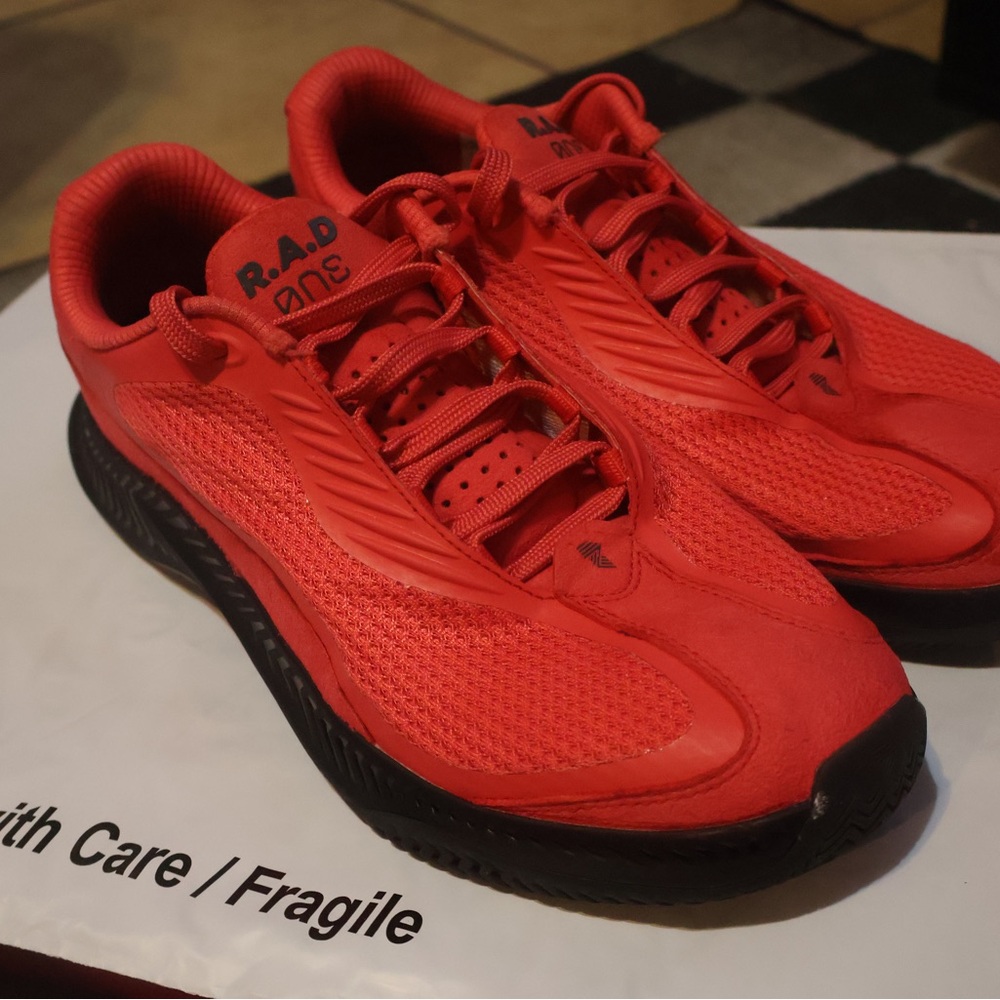 R.A.D One Red Lazer trainers M8/W9.5